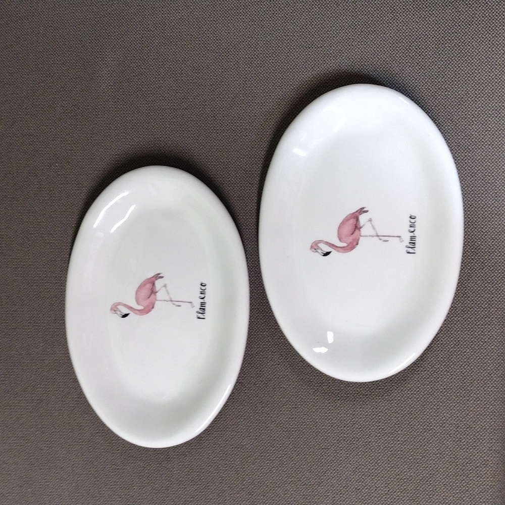 2 Rae Dunn Flamenco Dishes